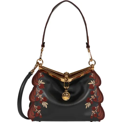 Floral Embroidered Vela Bag , female, Sizes: ONE SIZE - ETRO - Modalova