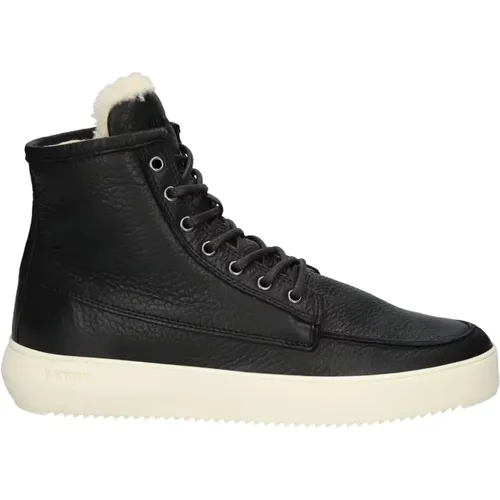 Aspen Elliot Schwarz Sneaker Hoch , Herren, Größe: 43 EU - Blackstone - Modalova