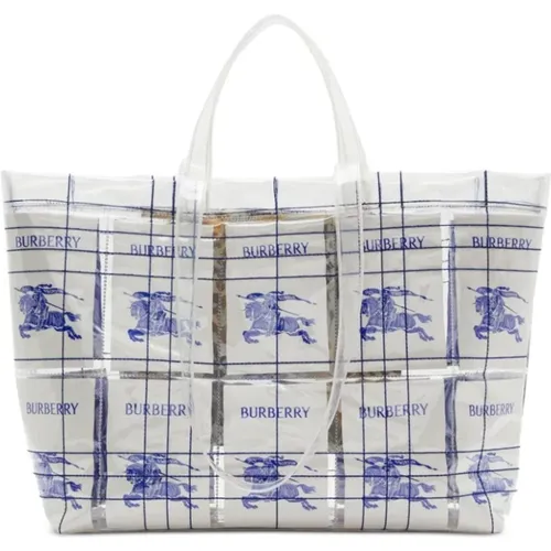 MultiColour Shoulder Bag with Transparent Design , male, Sizes: ONE SIZE - Burberry - Modalova