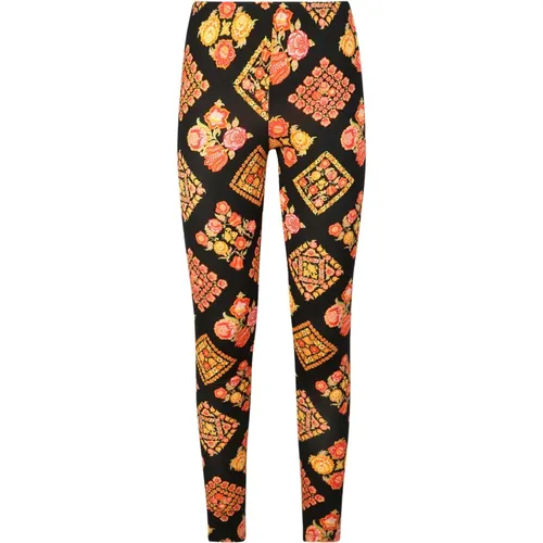 Floral Pattern Leggings , female, Sizes: XS - La DoubleJ - Modalova