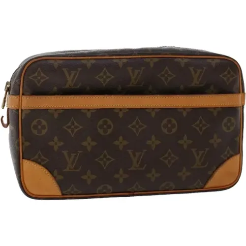 Pre-owned Canvas clutches , female, Sizes: ONE SIZE - Louis Vuitton Vintage - Modalova