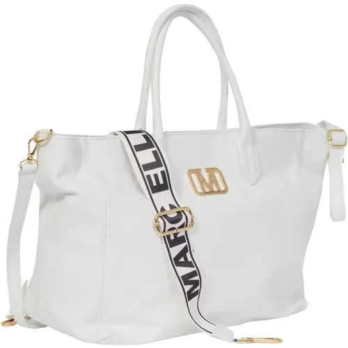 Sirio Diamond Leather Shopping Bag , female, Sizes: ONE SIZE - Marc Ellis - Modalova
