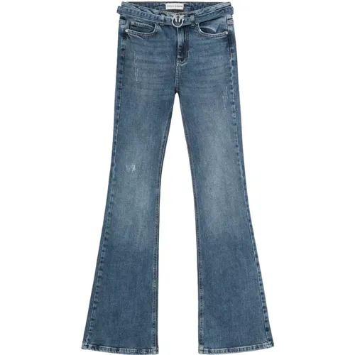 Baumwoll Elasthan Jeans , Damen, Größe: W29 - pinko - Modalova