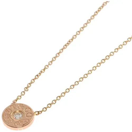 Pre-owned Rose Gold necklaces , female, Sizes: ONE SIZE - Tiffany & Co. Pre-owned - Modalova