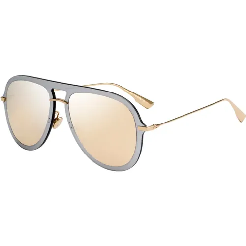 Rose Gold/Gold Sunglasses Ultime 1 , female, Sizes: 57 MM - Dior - Modalova