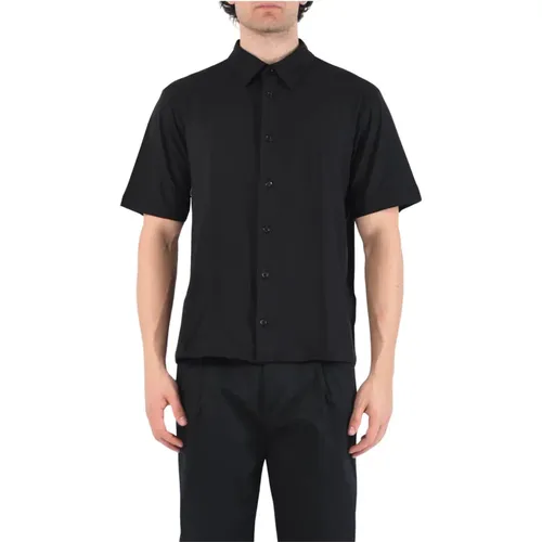 Jersey Shirt with Front Buttoning , male, Sizes: M, XL, L, 2XL - Paolo Pecora - Modalova