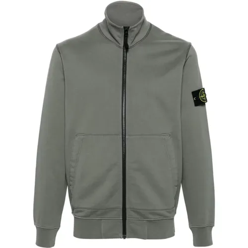 Compass-badge cotton jacket , male, Sizes: XL - Stone Island - Modalova