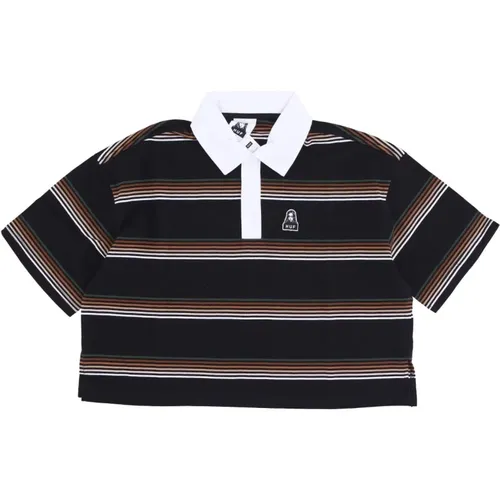 Gestreiftes Crop Polo Shirt HUF - HUF - Modalova