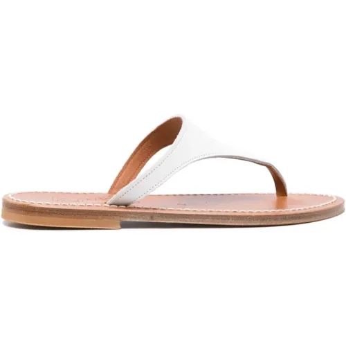Leather Slip-On Sandals , female, Sizes: 6 UK, 7 UK - K.jacques - Modalova