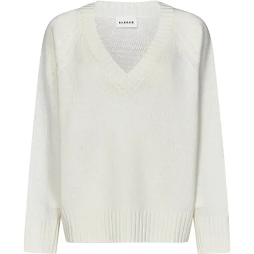 Cashmere V-Neck Sweater , female, Sizes: XS - P.a.r.o.s.h. - Modalova