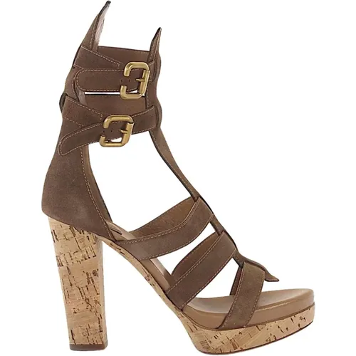 Elevate Your Summer Style with High Heel Sandals , female, Sizes: 6 1/2 UK, 7 UK - Chloé - Modalova