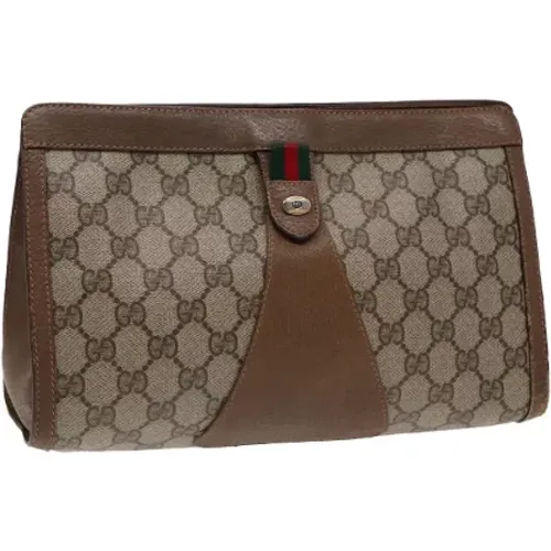 Pre-owned Leather clutches , female, Sizes: ONE SIZE - Gucci Vintage - Modalova