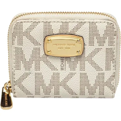 Pre-owned Coated canvas wallets , female, Sizes: ONE SIZE - Michael Kors Pre-owned - Modalova