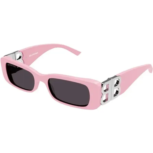 Frame Grey Lens Sunglasses , female, Sizes: 51 MM - Balenciaga - Modalova