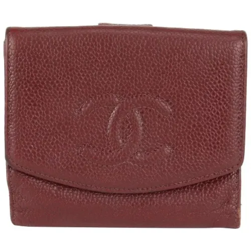 Vintage Leather Wallets , female, Sizes: ONE SIZE - Chanel Vintage - Modalova