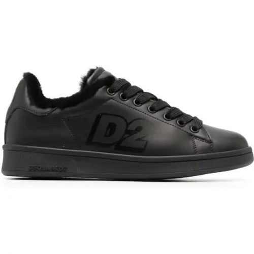 Closed Flats Sneakers , female, Sizes: 5 UK, 3 UK, 7 UK, 6 UK, 4 UK - Dsquared2 - Modalova