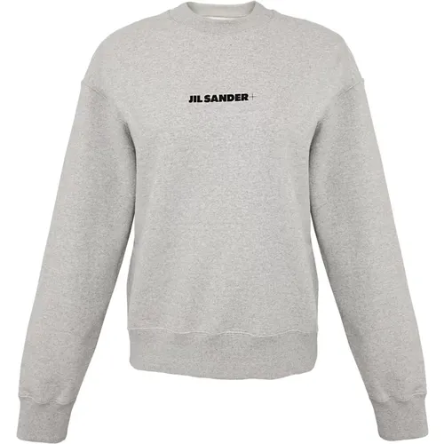 Grey Sweatshirt with Timeless Aesthetic and Sporty Design , female, Sizes: S, XS, M - Jil Sander - Modalova