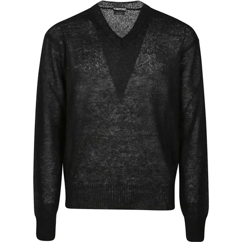 Lb999 V-neck Sweater , male, Sizes: M, L - Tom Ford - Modalova
