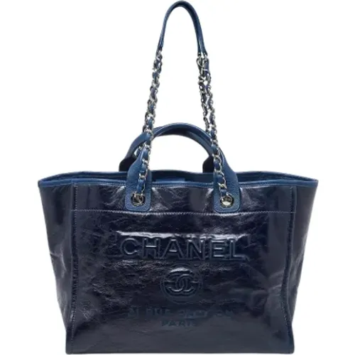 Pre-owned Leather totes , female, Sizes: ONE SIZE - Chanel Vintage - Modalova