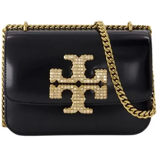 Wandelbare Schultertasche aus schwarzem Leder - TORY BURCH - Modalova