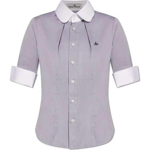 Shirt mit Logo , Damen, Größe: M - Vivienne Westwood - Modalova