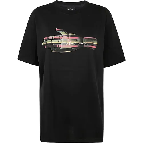 Regular Fit T-Shirt Hand , male, Sizes: L, M, XL - PS By Paul Smith - Modalova