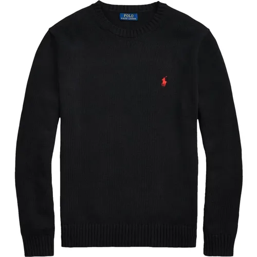 Knit Sweater with Logo Embroidery , male, Sizes: 2XL - Polo Ralph Lauren - Modalova