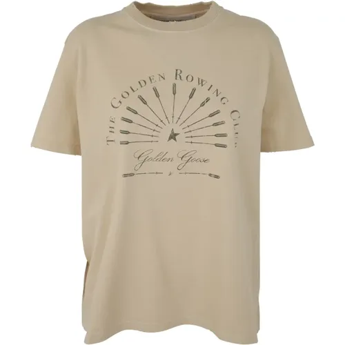 Rowing Club Journey T-Shirt , female, Sizes: M, XS - Golden Goose - Modalova