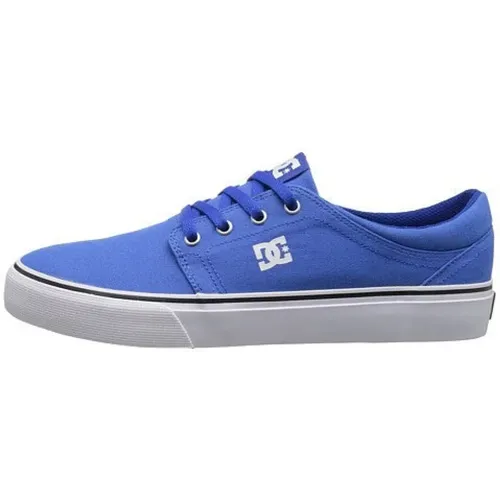 Men's Low Top Skate Shoes Royal/White , male, Sizes: 12 UK - DC Shoes - Modalova