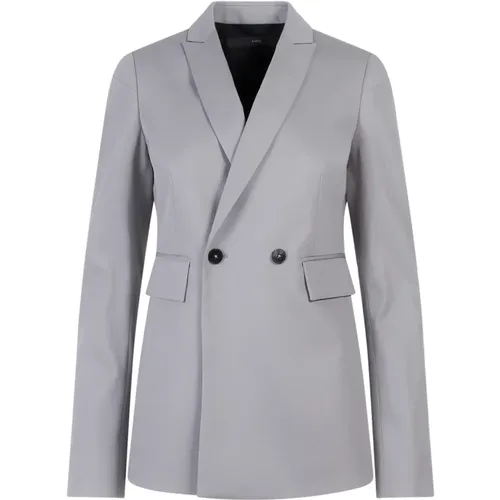 Women`s Clothing Blazer Grey Ss22 , female, Sizes: 2XS, 2XL - Sapio - Modalova