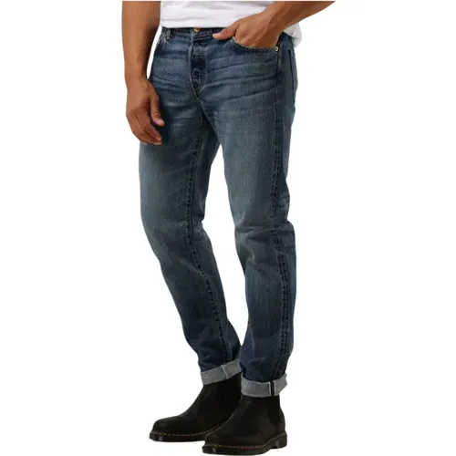 Regular Tapered Kurabo Blaue Jeans , Herren, Größe: W36 L34 - Edwin - Modalova