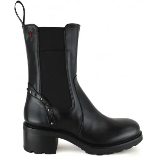 Low Leather Women`s Boot, , female, Sizes: 8 UK, 6 UK, 3 UK, 4 UK, 5 UK, 7 UK - Gio+ - Modalova