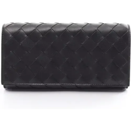 Pre-owned Leather wallets , female, Sizes: ONE SIZE - Bottega Veneta Vintage - Modalova