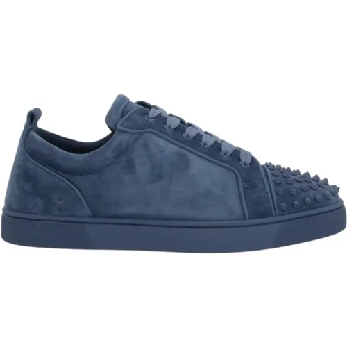 Denim Kalbsleder Sneakers Made in Italy - Christian Louboutin - Modalova