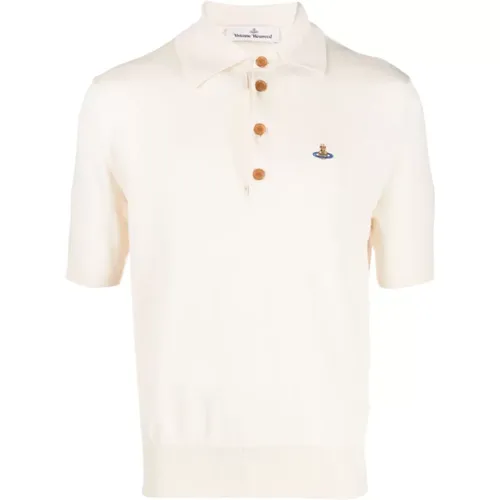 Distressed Polo Shirt , male, Sizes: M - Vivienne Westwood - Modalova