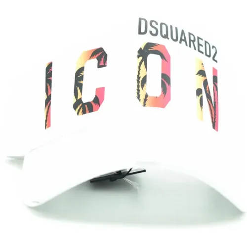Hat for Men - Stay Cool and Stylish , male, Sizes: ONE SIZE - Dsquared2 - Modalova