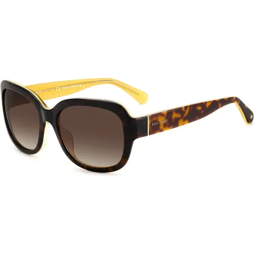 Havana Yellow/ Shaded Sunglasses Layne/S , female, Sizes: 55 MM - Kate Spade - Modalova