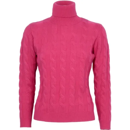 Turtleneck , female, Sizes: L, XS, M, S - Cashmere Company - Modalova