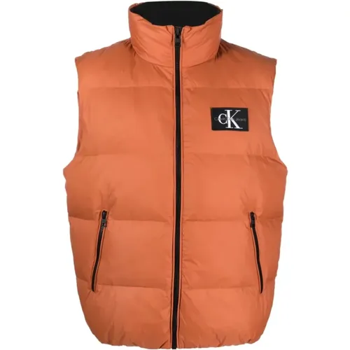 Essentials down vest , male, Sizes: S, 2XL, XL, M - Calvin Klein Jeans - Modalova