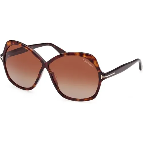 Oversize Sonnenbrille Rosemin für Frauen , Damen, Größe: 64 MM - Tom Ford - Modalova