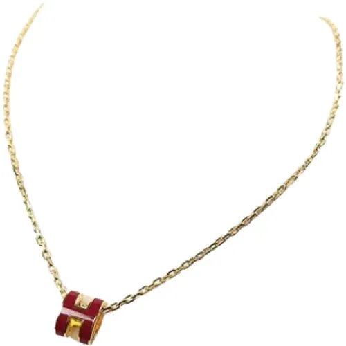 Pre-owned Metal necklaces , female, Sizes: ONE SIZE - Hermès Vintage - Modalova