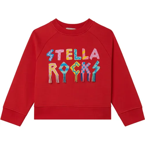 Rote Pullover Felpa Stil - Stella Mccartney - Modalova