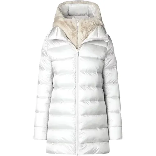 Matilda A-line Down Jacket with Faux Fur , female, Sizes: S, M, XS, L, 2XL, XL - Save The Duck - Modalova