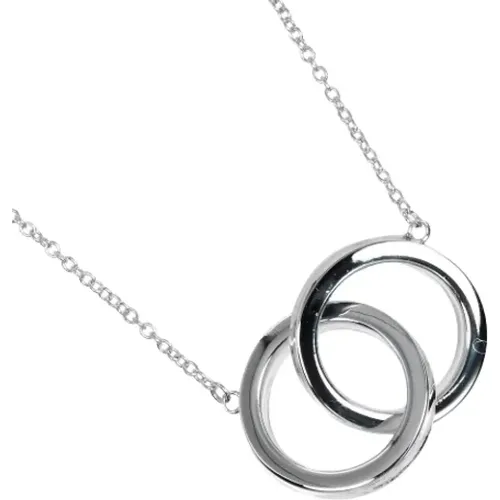 Pre-owned Silver necklaces , female, Sizes: ONE SIZE - Tiffany & Co. Pre-owned - Modalova