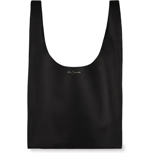 Leather Shopper Bag , female, Sizes: ONE SIZE - Cortana - Modalova