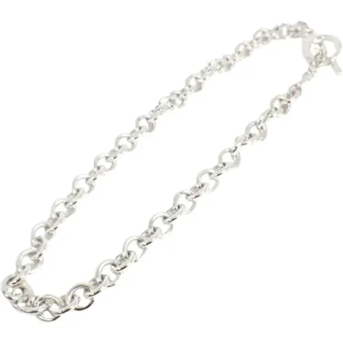 Pre-owned Silver necklaces , female, Sizes: ONE SIZE - Tiffany & Co. Pre-owned - Modalova