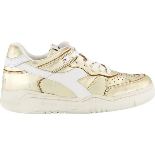 Metallic Womens Sneakers , female, Sizes: 4 UK, 5 UK, 8 UK, 7 UK, 6 UK - Diadora - Modalova