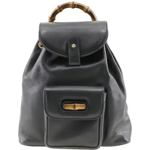 Pre-owned Leather backpacks , female, Sizes: ONE SIZE - Gucci Vintage - Modalova