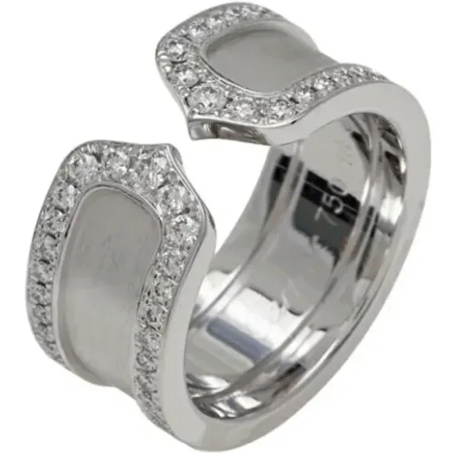 Pre-owned White Gold rings , female, Sizes: ONE SIZE - Cartier Vintage - Modalova