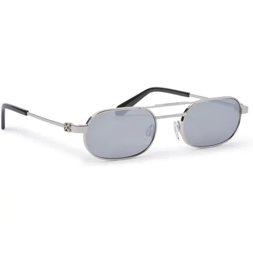 Modern Pilot Sunglasses , unisex, Sizes: 55 MM - Off White - Modalova